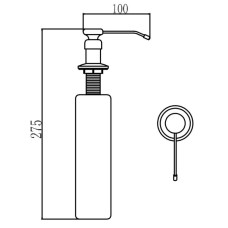 Дозатор 380 мл Savol S-ZY003L