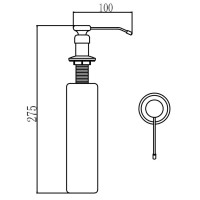 Дозатор 380 мл Savol S-ZY003C