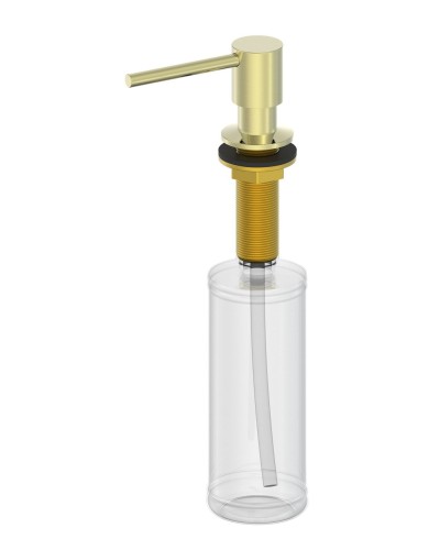Дозатор мыла WONZON & WOGHAND, Брашированное золото (WW-88SD02-BG)