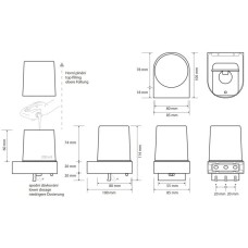 Дозатор 200 мл Bemeta Dark 104309320