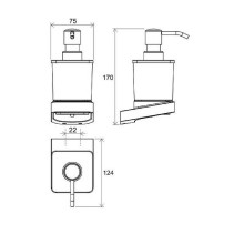 Дозатор для жидкого мыла Ravak 10° X07P323 Хром