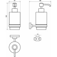 Дозатор для жидкого мыла Ravak Chrome X07P223 Хром
