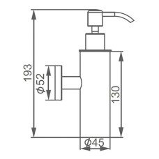 Дозатор AltroBagno AltroBagnoSD080404Cr