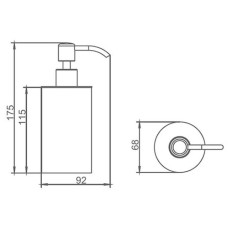 Дозатор AltroBagno AltroBagnoSD080302Cr