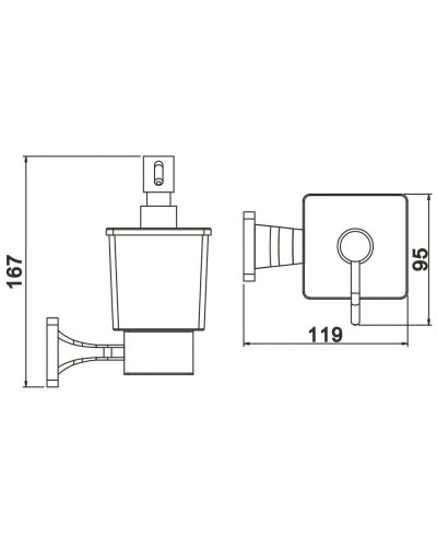 Дозатор Rose RG1544H