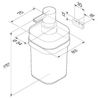 Дозатор 200 мл Am.Pm Func A8F36900