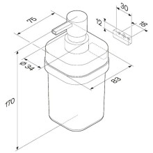 Дозатор 200 мл Am.Pm Func A8F36900