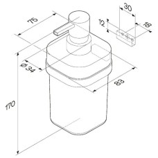 Дозатор 200 мл Am.Pm Func A8F36900