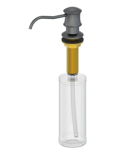 Дозатор мыла WONZON & WOGHAND, Темный графит (WW-88SD03-BGM)