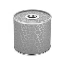 Салфетница Geralis S-FHH FLOWER серебро, кант хром