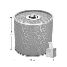 Салфетница Geralis S-FHH FLOWER серебро, кант хром