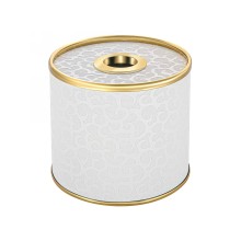 Салфетница Geralis S-FWG FLOWER белая, кант золото