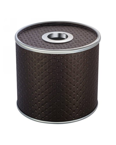 Салфетница Geralis S-PCH PUNTO шоколад, кант хром