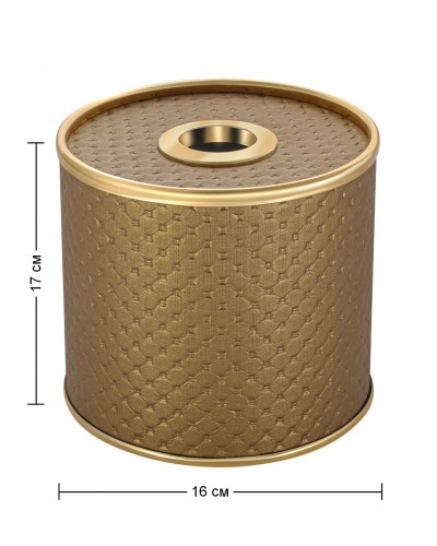 Салфетница Geralis S-PGG PUNTO золото, кант золото