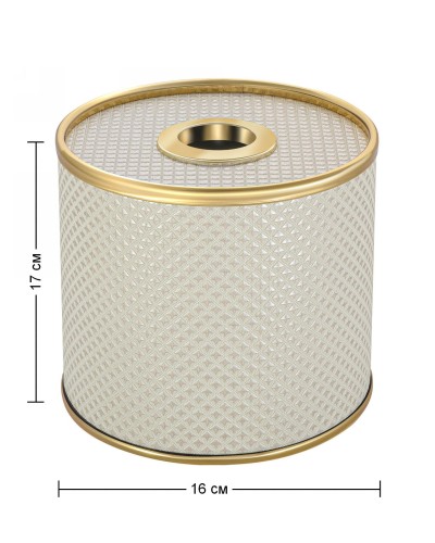 Салфетница Geralis S-RWG Ромб светлая, кант золото