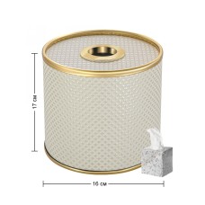 Салфетница Geralis S-RWG Ромб светлая, кант золото