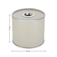 Салфетница Geralis S-RWH Ромб светлая, кант хром