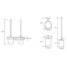Ершик для унитаза Bemeta Omega 104113012 Хром