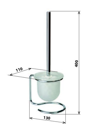 Ершик для унитаза Bemeta Omega 104113102 Глянец