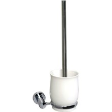 Ершик для унитаза WasserKRAFT K-24227 Хром Белый