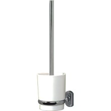 Ершик для унитаза WasserKRAFT K-28127 Хром Белый