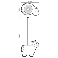 Ершик для унитаза WasserKRAFT Lippe K-8127 Голубой