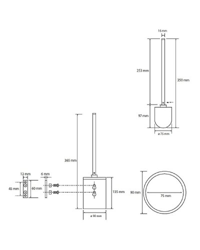 Ершик для унитаза Bemeta Omega 104913122 Хром