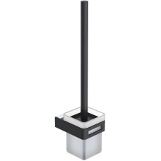 Ершик для унитаза Boheme Q 10954-CR-B Черный Хром