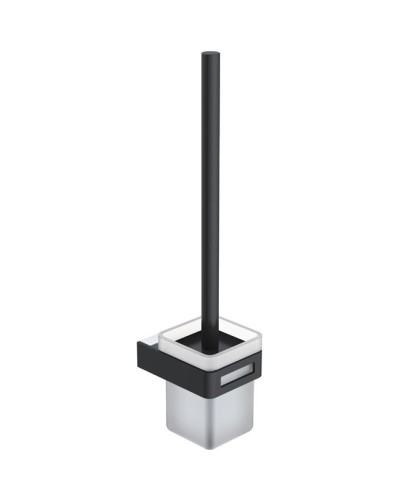 Ершик для унитаза Boheme Q 10954-CR-B Черный Хром
