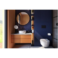 Ершик для унитаза Excellent Riko DOEX.1617BL Черный