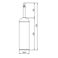 Ершик для унитаза Paini Duomo 88CR061 Хром