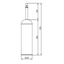 Ершик для унитаза Paini Duomo 88CR061 Хром