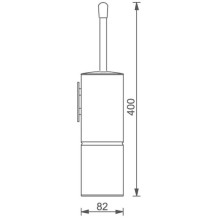 Туалетный ёршик подвесной Aquanet 00195653