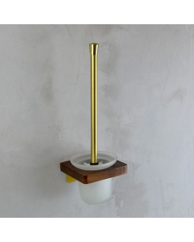 Ершик для унитаза Bronze de Luxe Forest 10706G Орех Золото матовое