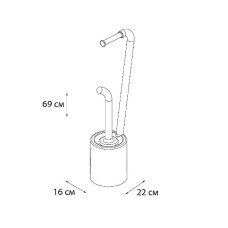 Напольная стойка Fixsen Wendy FX-7032-02 Белый