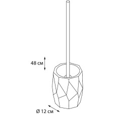 Ершик для унитаза Fixsen Flat FX-290-5 Белый