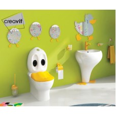 Ершик для унитаза Creavit Ducky BR20216Y Желтый
