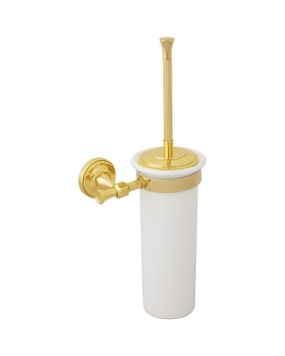 Ершик для унитаза Migliore Fortuna 27736 Белый матовый Золото