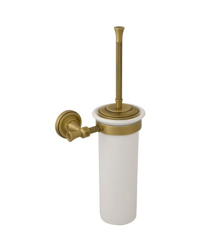 Ершик для унитаза Migliore Fortuna 27735 Белый матовый Бронза