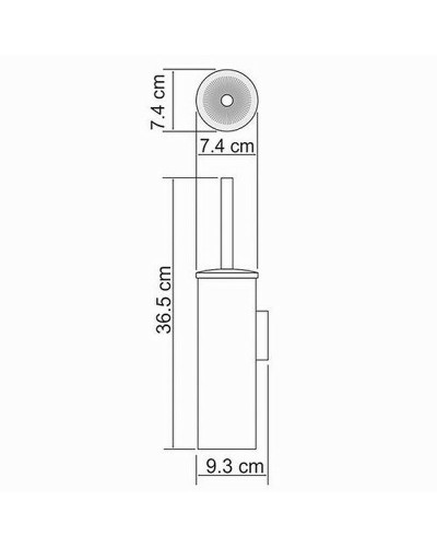 Ершик для унитаза WasserKRAFT K-1087 Хром