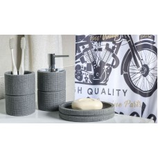 Ершик для унитаза Fixsen Nero FX-240-5 Серый