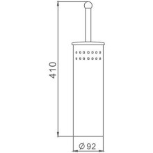 Ершик для унитаза Haiba HB902 Хром