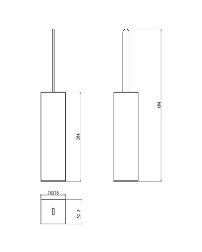 Ершик для унитаза Boheme 10949-CR Хром
