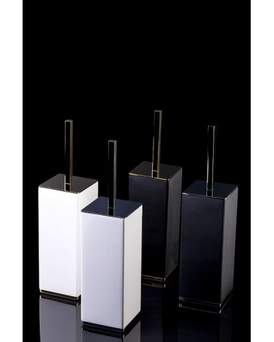 Ершик для унитаза Boheme 10949-W-G Белый Золото