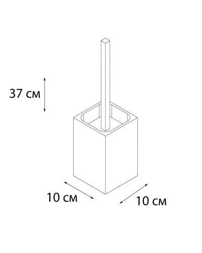 Ершик для унитаза Fixsen Blanco FX-201-5 Белый