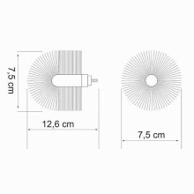 Щетка для туалетного ершика WasserKRAFT Wern K-013 Белый