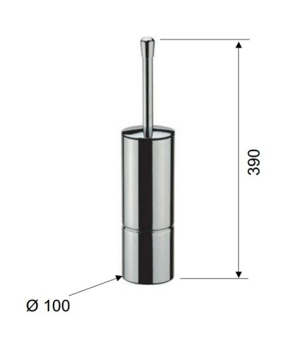 Ёршик Remer Bagno RB465CR