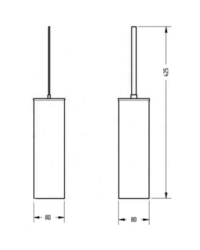 Ершик для унитаза Migliore Kvant 30243 Золото