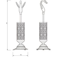 Ершик для унитаза Migliore Luxor 26125 Золото