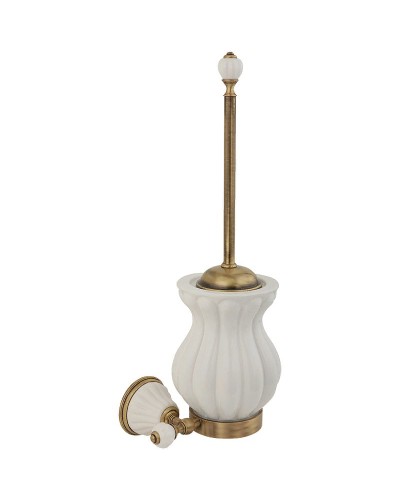 Ершик для унитаза Migliore Olivia 17426 Белый Бронза